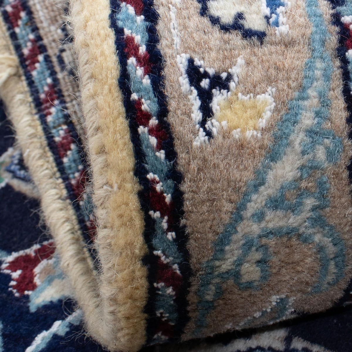 Perser Rug - Nain - 137 x 83 cm - dark blue