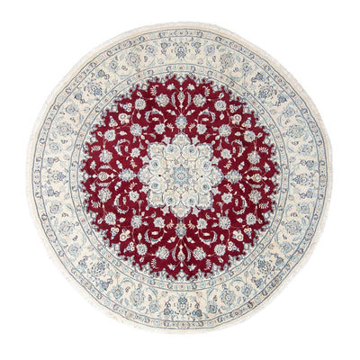 Perser Rug - Nain round  - 290 x 290 cm - dark red