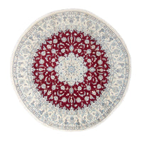 Perser Rug - Nain round  - 290 x 290 cm - dark red