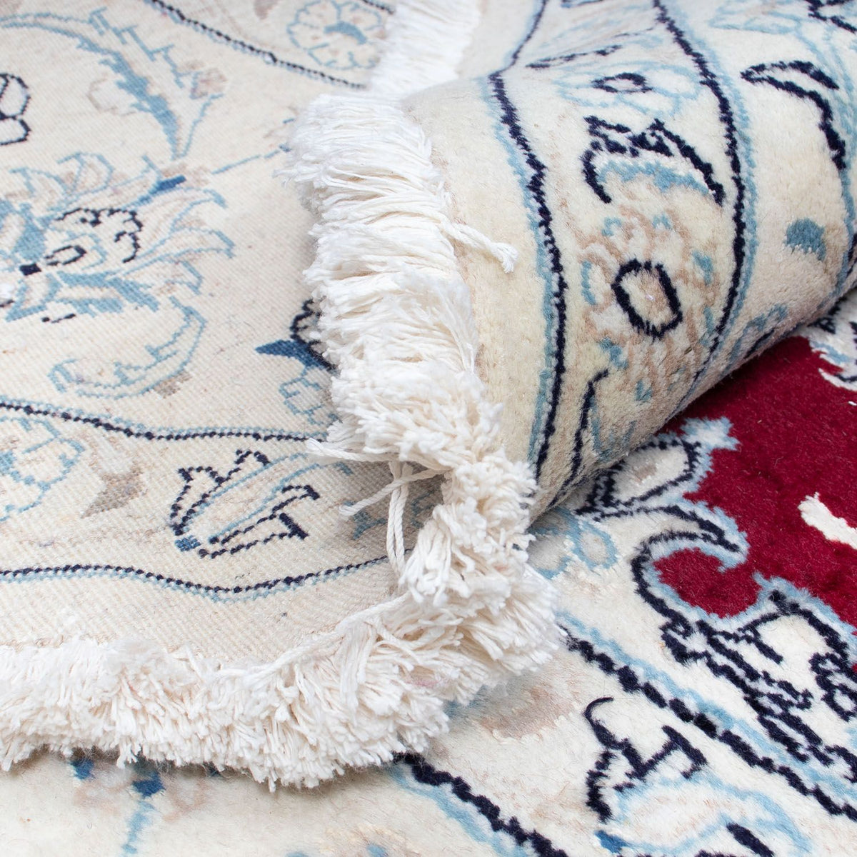 Perser Rug - Nain round  - 290 x 290 cm - dark red