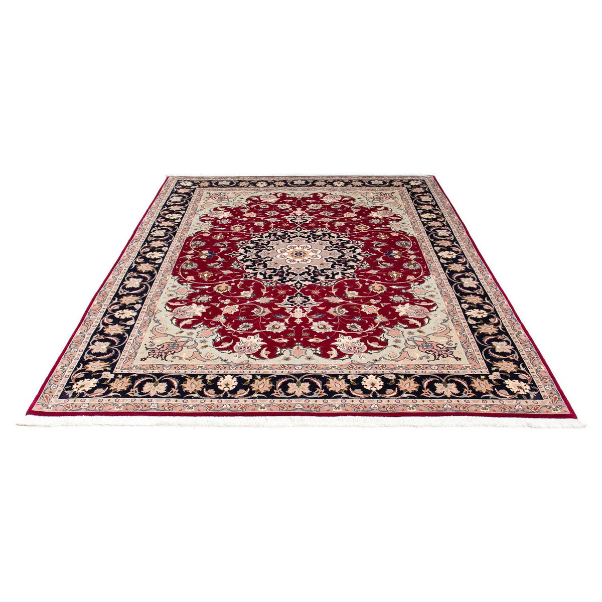 Perser Rug - Tabriz - Royal - 236 x 178 cm - dark red