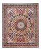 Tabriz - 50 Raj Rug 302x254cm - Persian Rugs