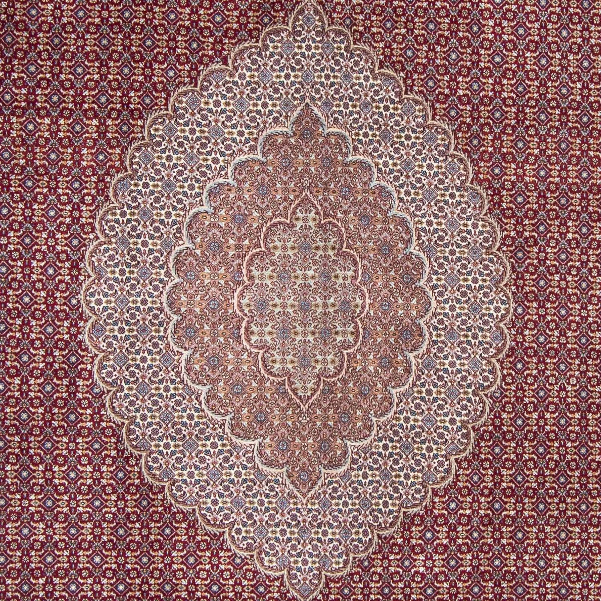 Perser Rug - Tabriz - 300 x 198 cm - dark red