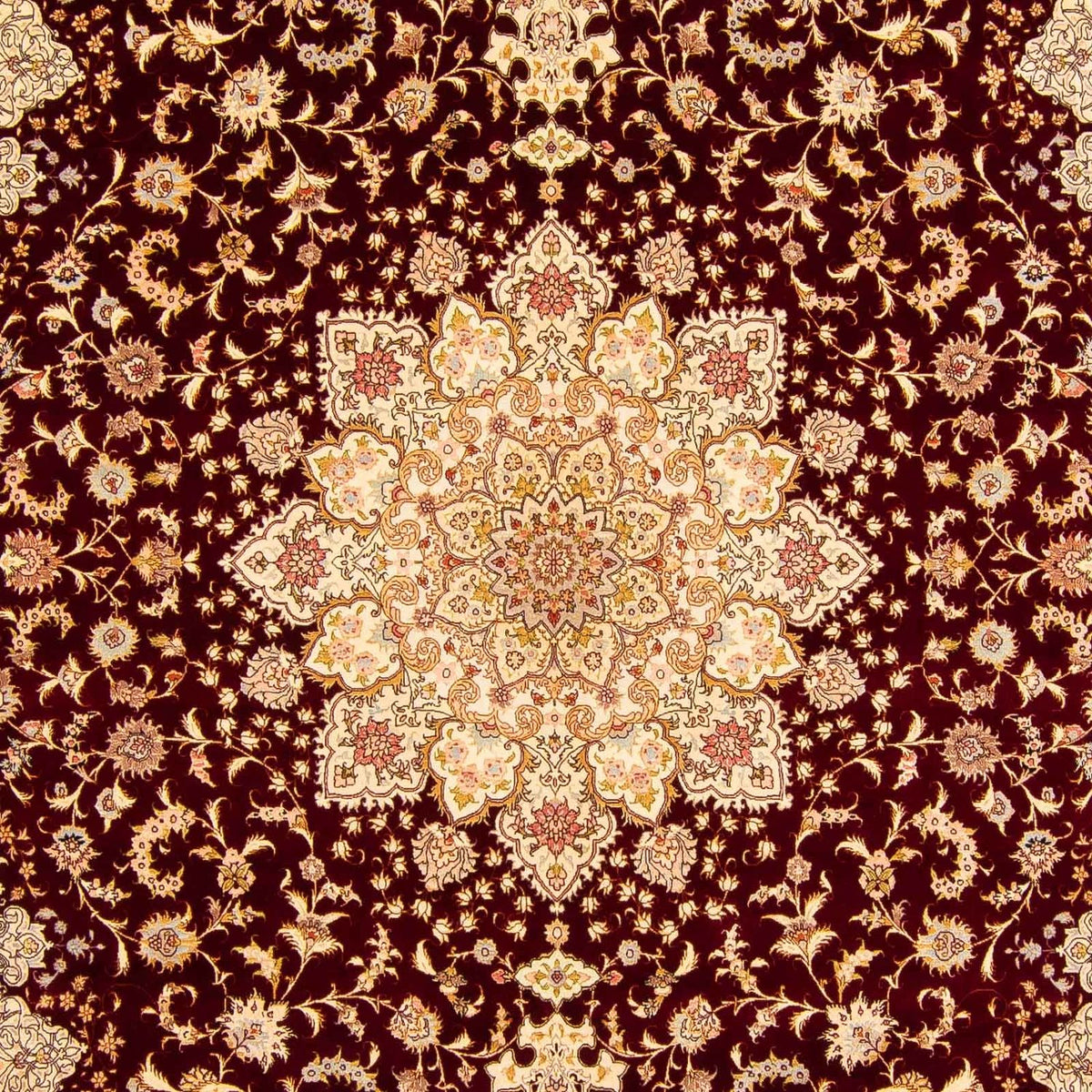 Perser Rug - Tabriz - Royal - 405 x 301 cm - dark red