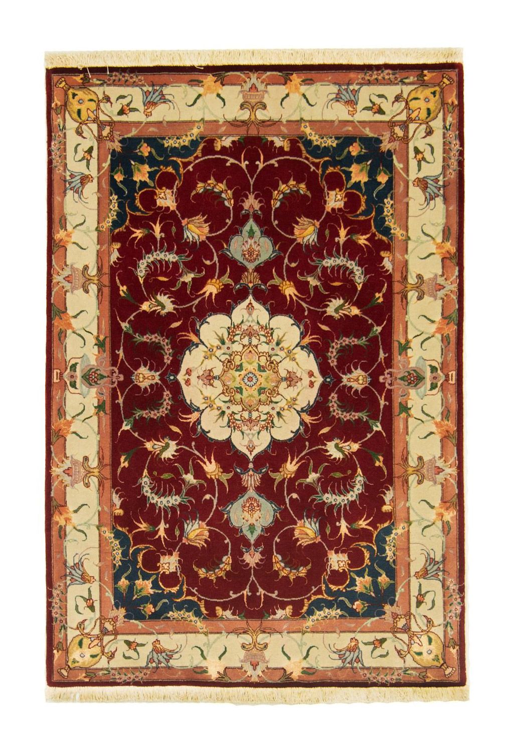 Perser Rug - Tabriz - Royal - 149 x 100 cm - red