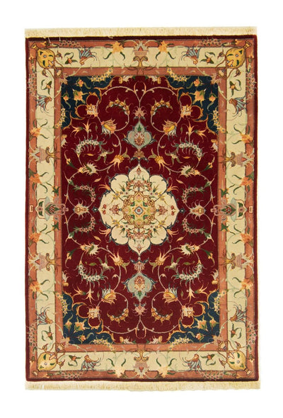 Tabriz - 50 Raj Rug 100x149cm - Persian Rugs