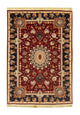 Tabriz - 50 Raj Rug 102x148cm - Persian Rugs