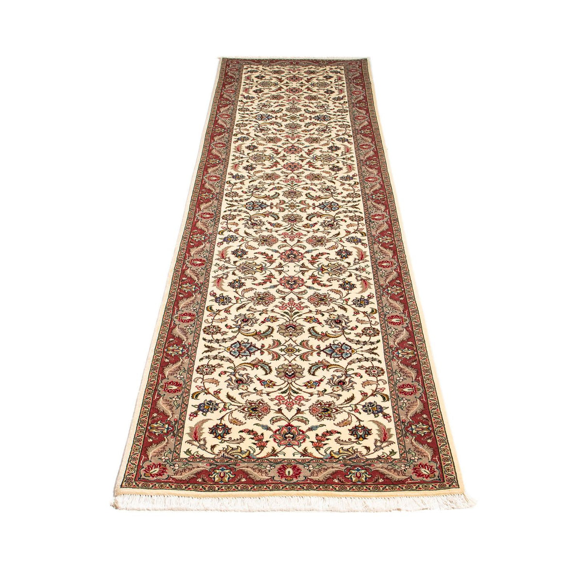 Runner Perser Rug - Tabriz - Royal - 298 x 72 cm - beige