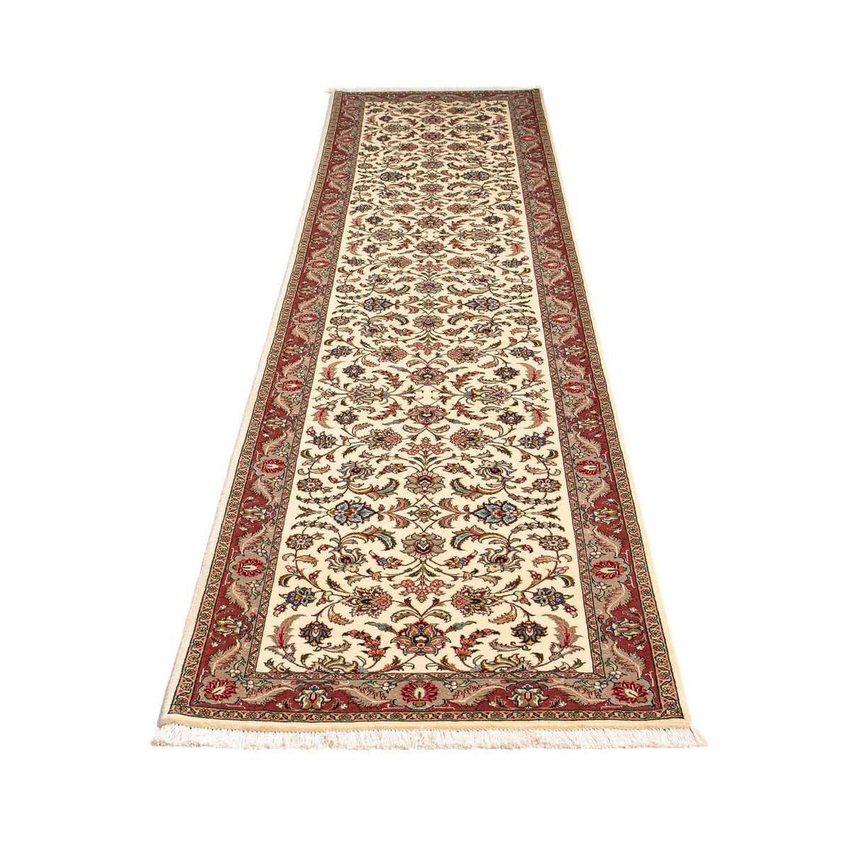 Runner Perser Rug - Tabriz - Royal - 297 x 73 cm - beige