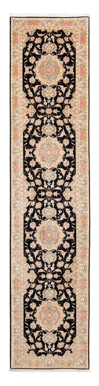 Runner Perser Rug - Tabriz - Royal - 417 x 87 cm - dark blue