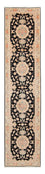 Runner Perser Rug - Tabriz - Royal - 417 x 87 cm - dark blue