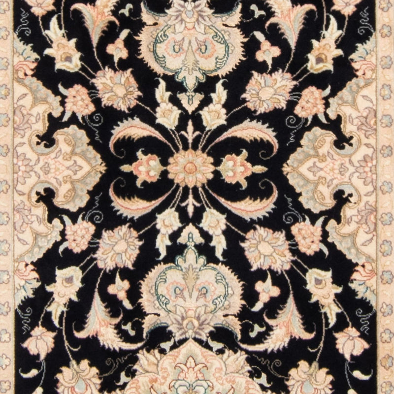 Runner Perser Rug - Tabriz - Royal - 417 x 87 cm - dark blue