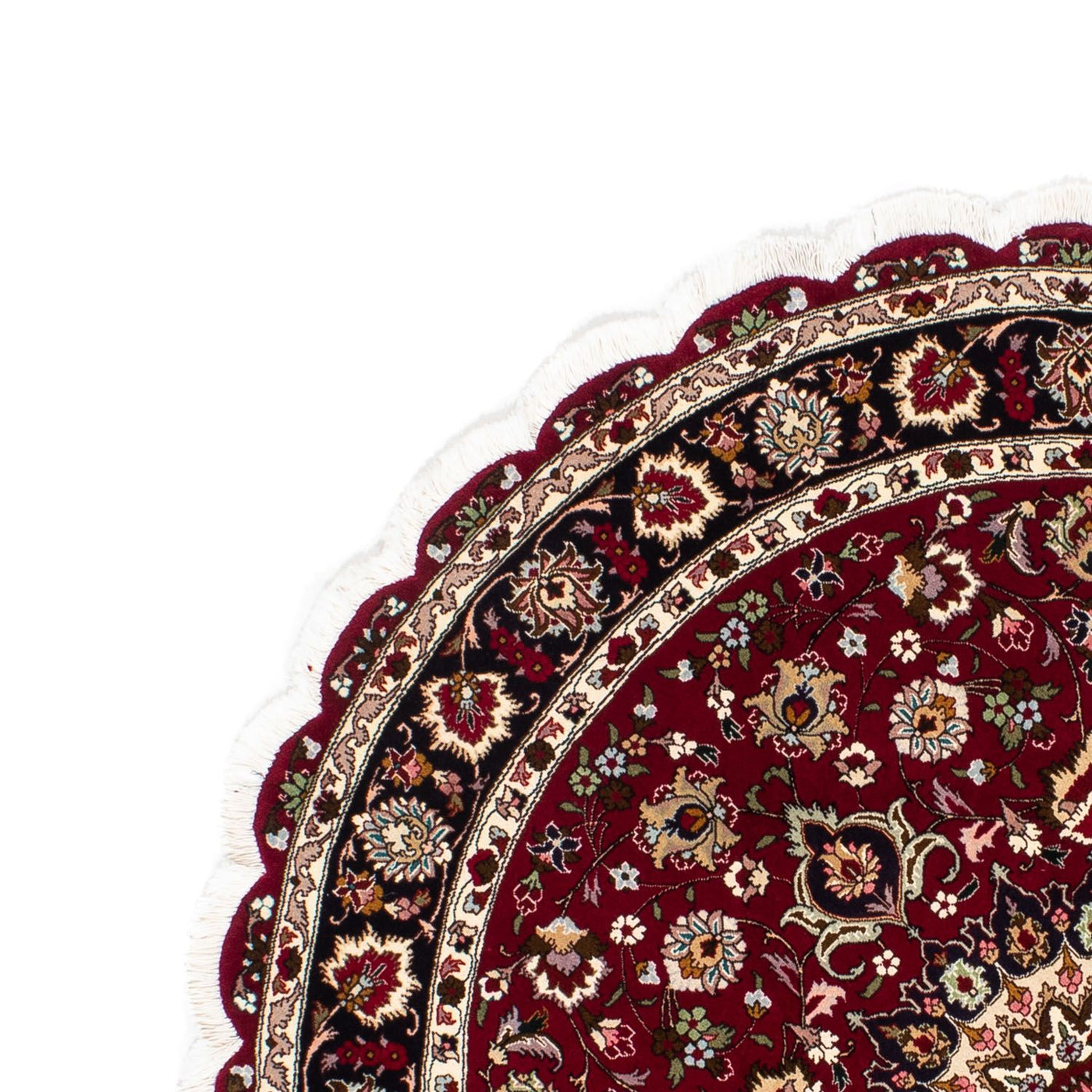 Tabriz - 50 Raj Rug 150x150cm - Persian Rugs