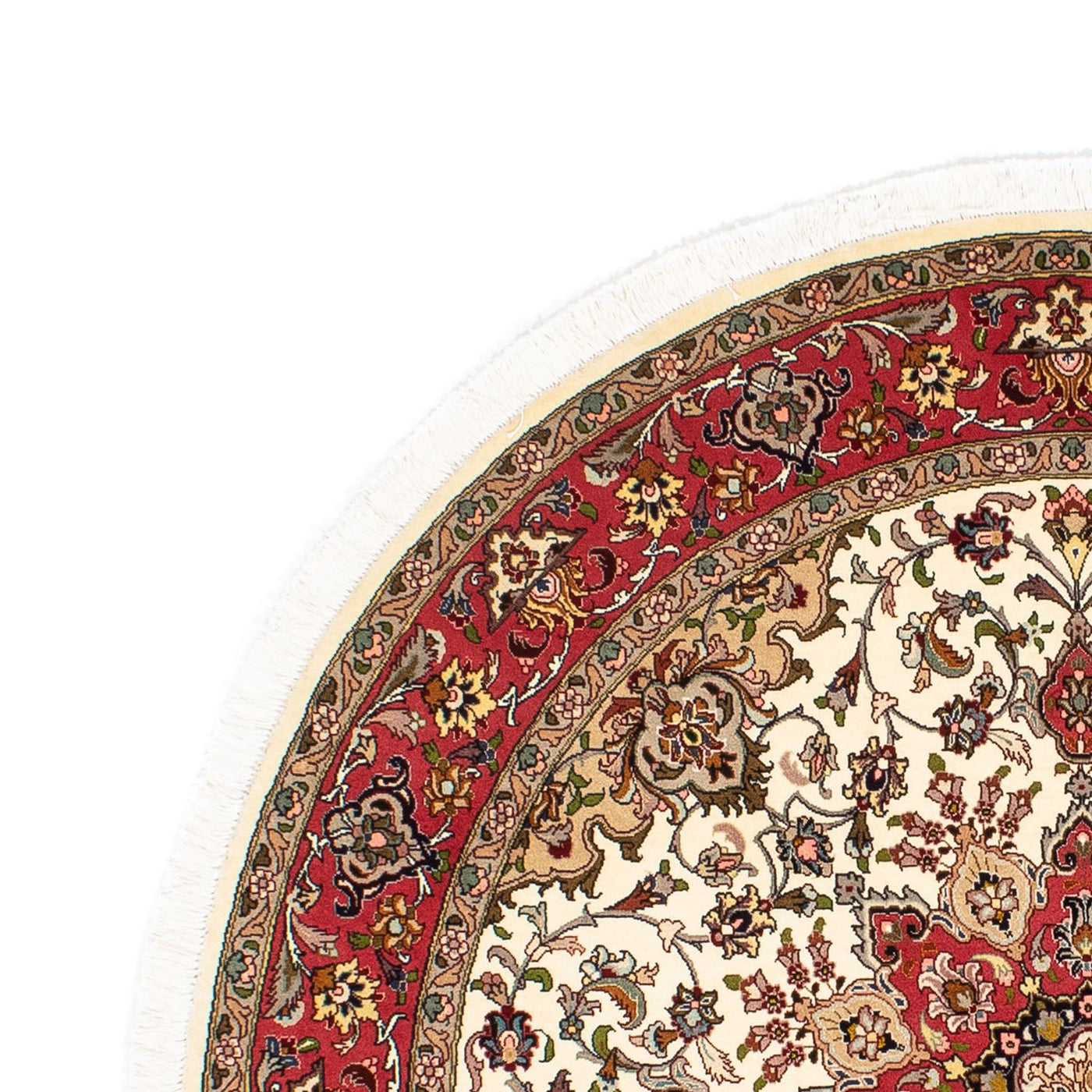 Täbriz - 50 Raj Teppich 148x148cm - Perserteppich