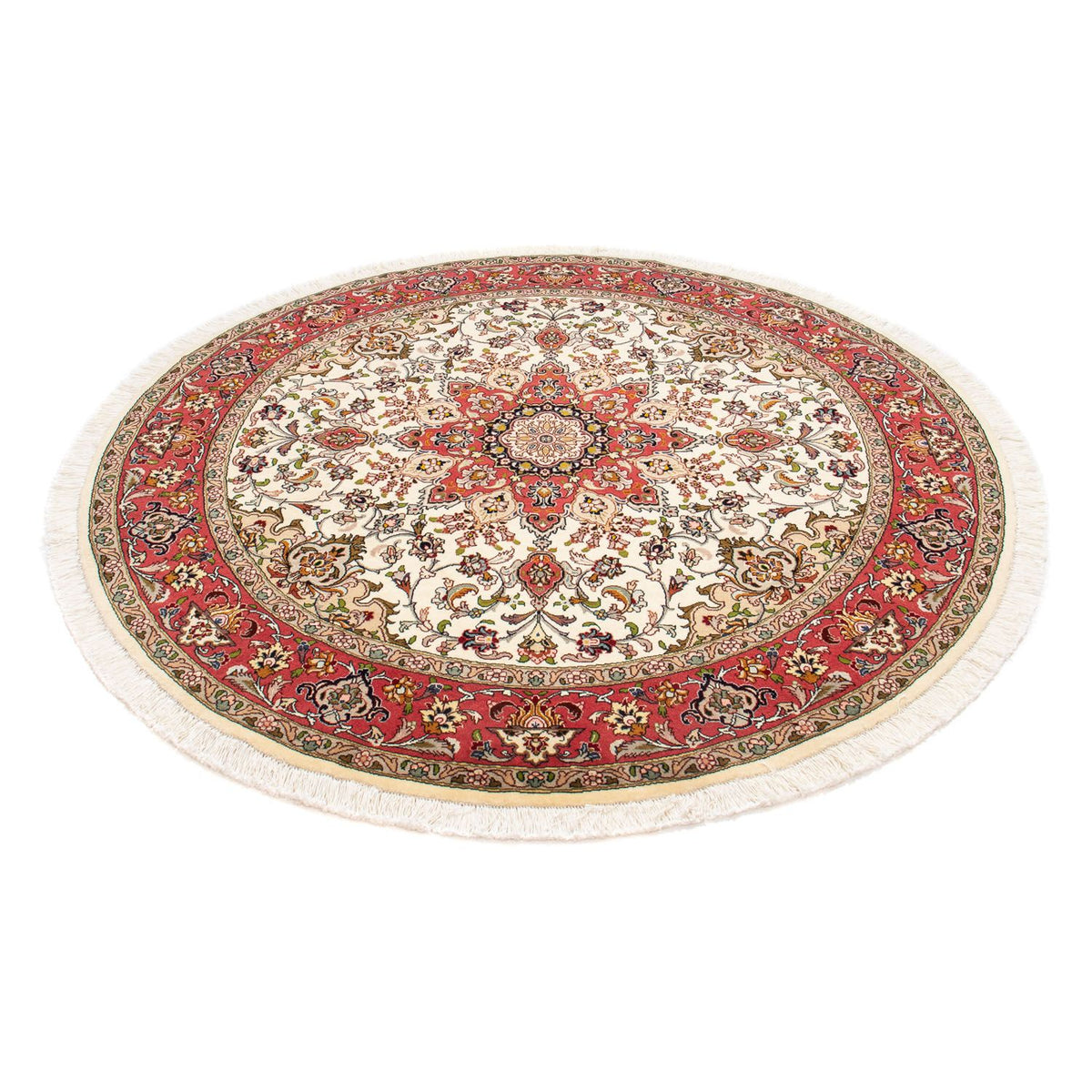 Perser Rug - Tabriz - Royal round  - 148 x 148 cm - beige