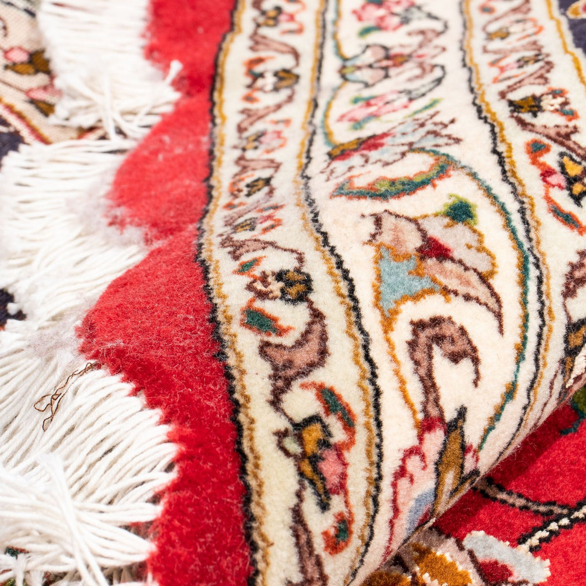 Perser Rug - Tabriz - Royal round  - 253 x 253 cm - dark red