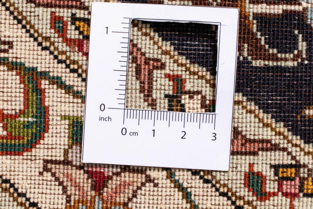 Perser Rug - Tabriz - Royal round  - 253 x 253 cm - dark red