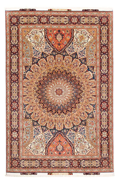 Tabriz - 50 Raj Rug 200x301cm - Persian Rugs