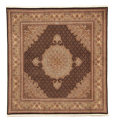 Perser Rug - Tabriz square  - 210 x 200 cm - light brown
