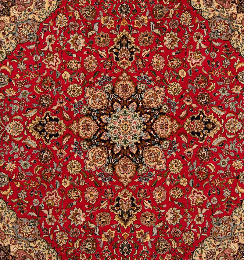Perser Rug - Tabriz - Royal square  - 204 x 203 cm - red