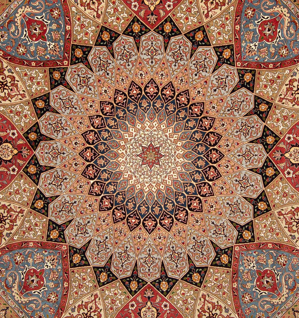 Perser Rug - Tabriz - Royal square  - 264 x 252 cm - light brown