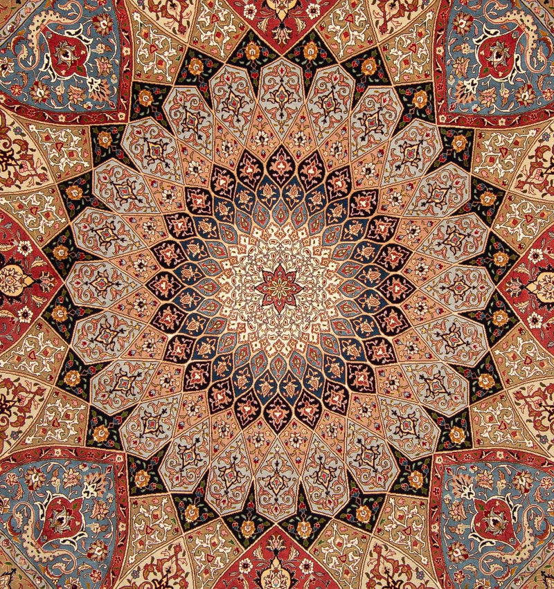 Perser Rug - Tabriz - Royal square  - 264 x 252 cm - light brown