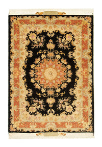Perser Rug - Tabriz - Royal - 138 x 101 cm - black