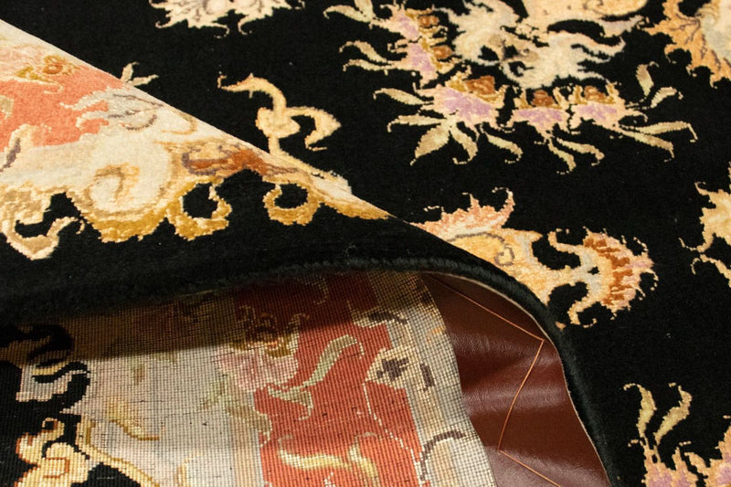 Perser Rug - Tabriz - Royal - 138 x 101 cm - black