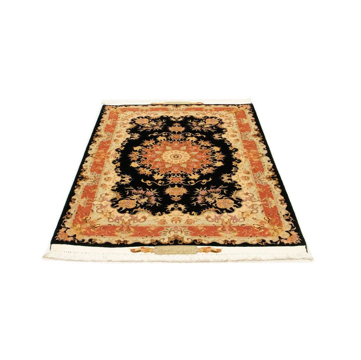 Perser Rug - Tabriz - Royal - 138 x 101 cm - black