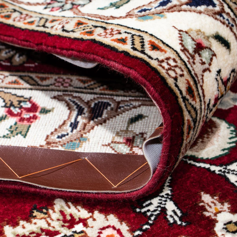 Runner Perser Rug - Tabriz - Royal - 205 x 88 cm - dark red