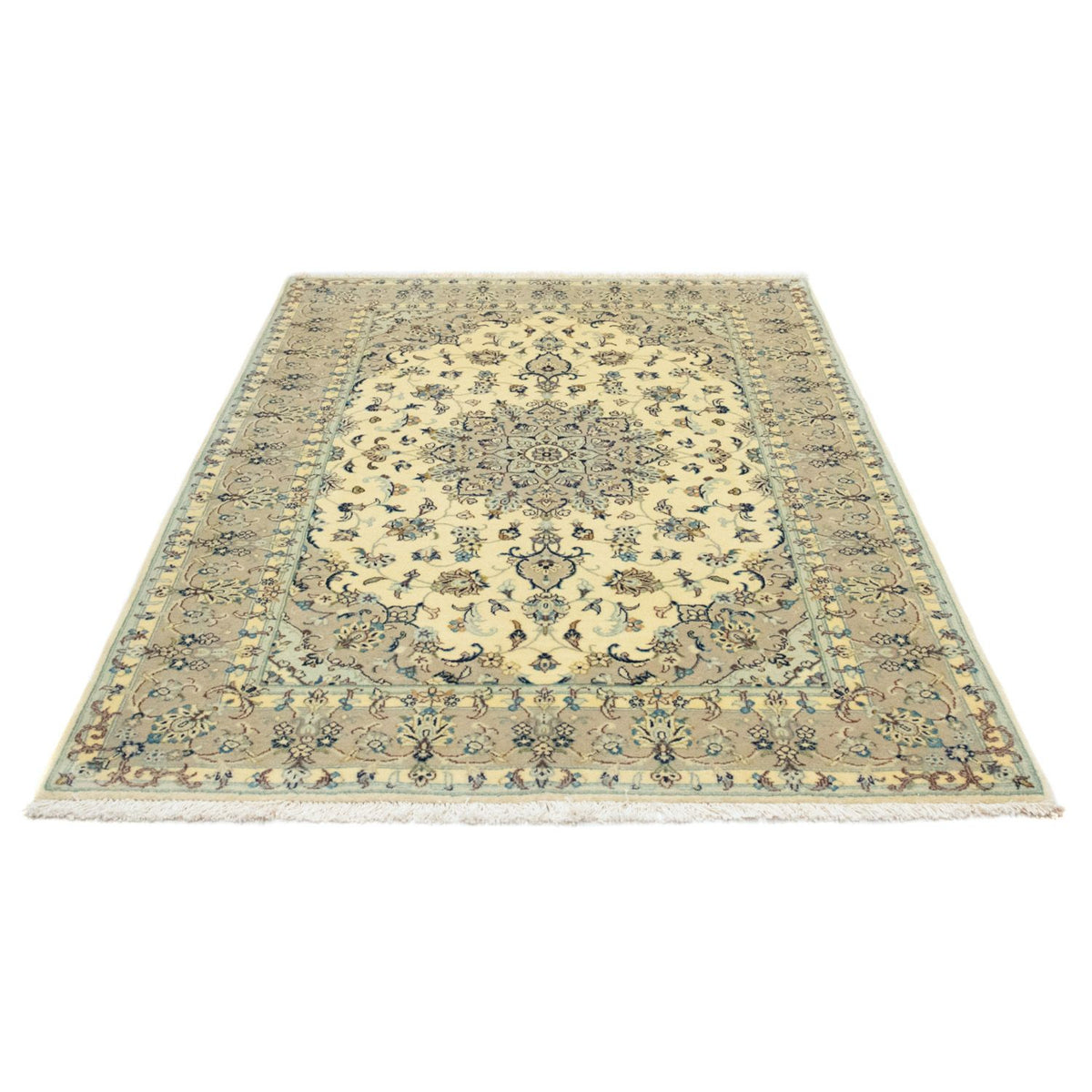 Perser Rug - Keshan - 210 x 137 cm - beige