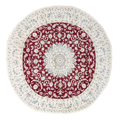 Perser Rug - Nain round  - 300 x 300 cm - dark red