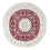 Perser Rug - Nain round  - 300 x 300 cm - dark red