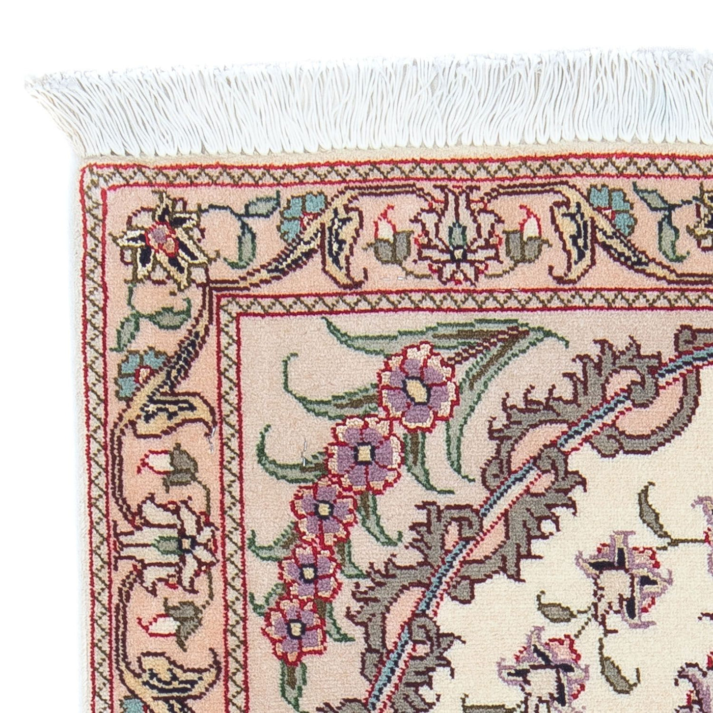 Tabriz - 50 Raj Rug 90x60cm - Persian Rugs