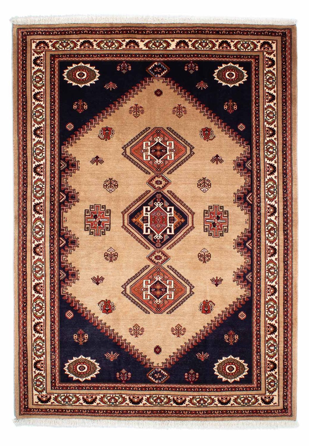 Perser Rug - Nomadic - 246 x 174 cm - light brown
