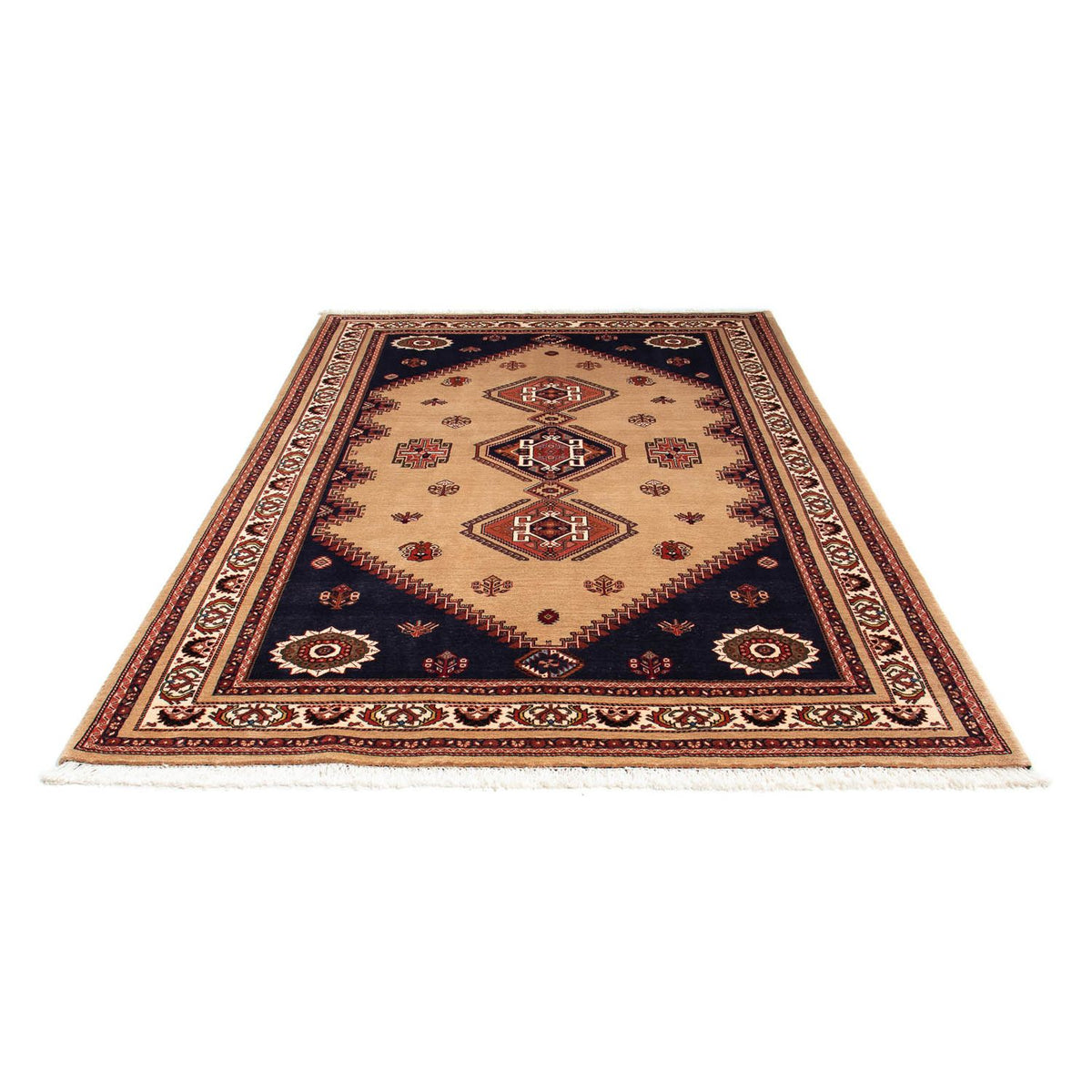 Perser Rug - Nomadic - 246 x 174 cm - light brown