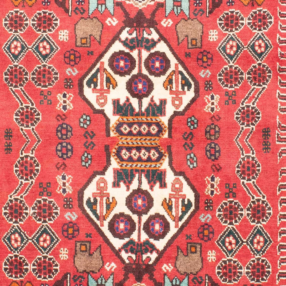 Perser Rug - Nomadic - 154 x 100 cm - red