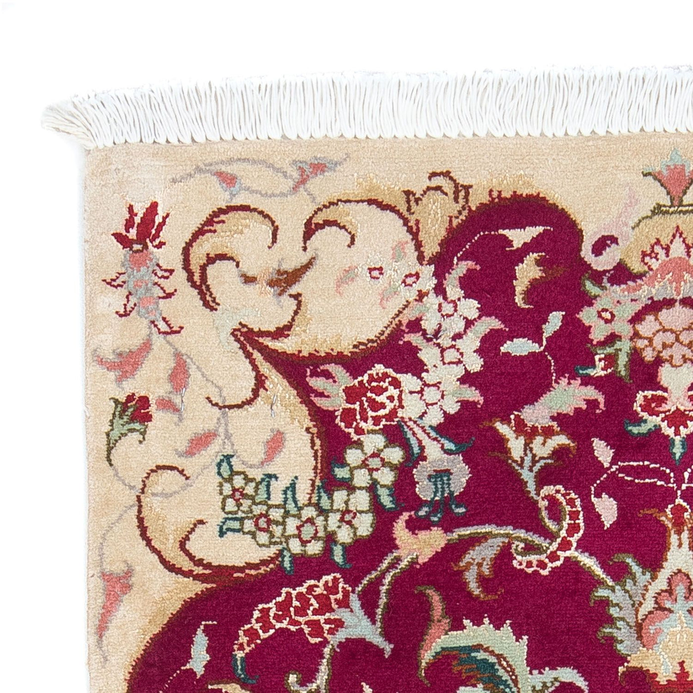 Tabriz - 50 Raj Rug 90x60cm - Persian Rugs
