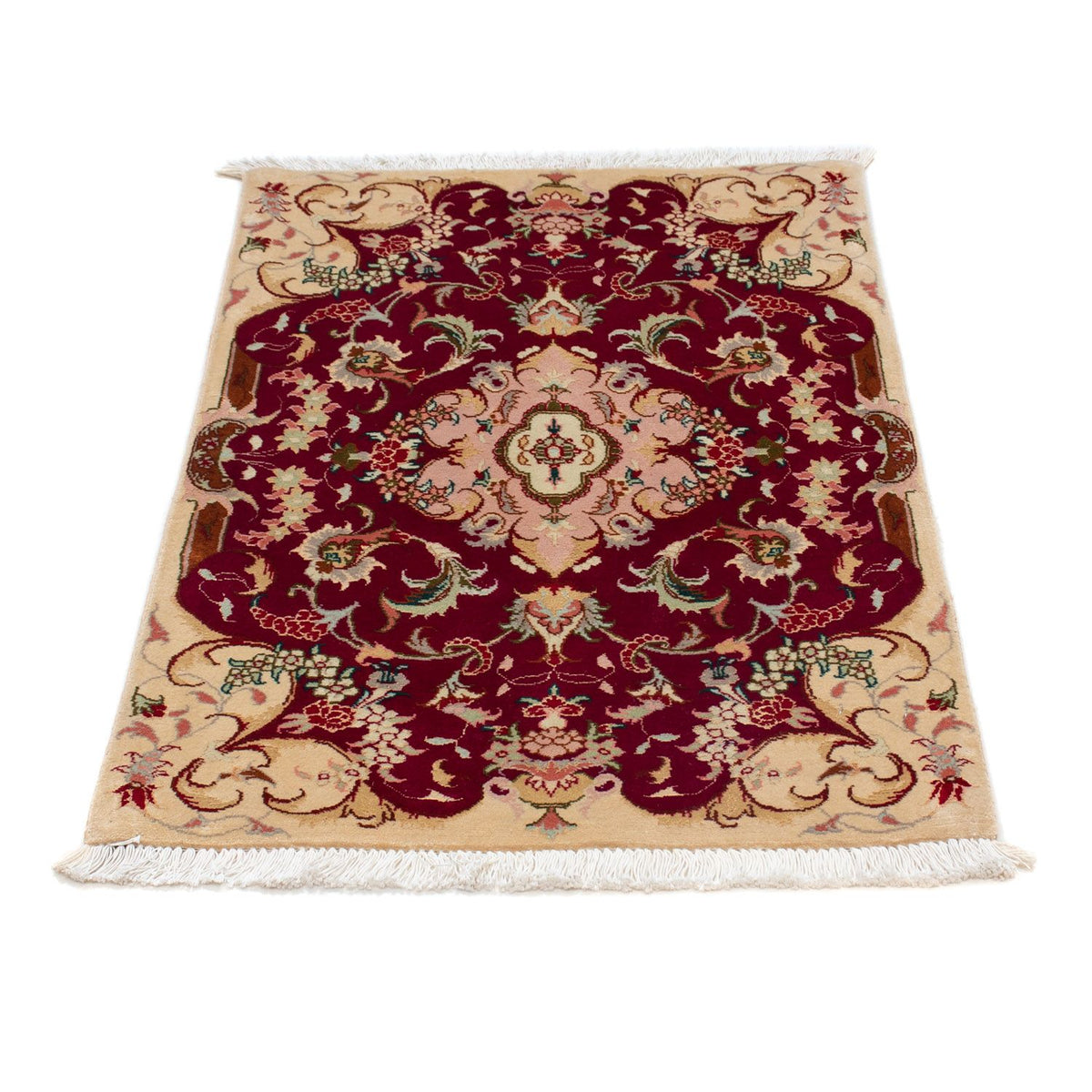 Perser Rug - Tabriz - Royal - 90 x 60 cm - dark red