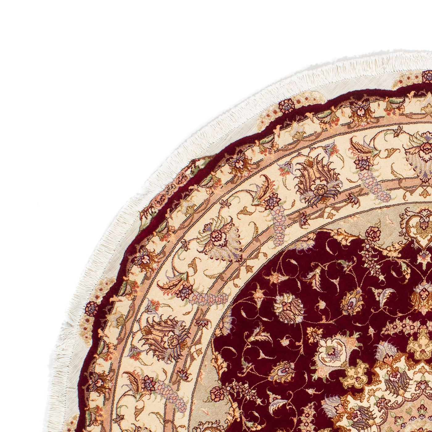 Tabriz - 50 Raj Rug 155x155cm - Persian Rugs