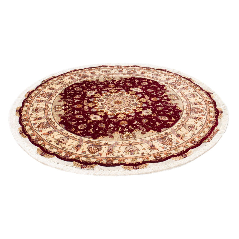 Perser Rug - Tabriz - Royal round  - 155 x 155 cm - dark red