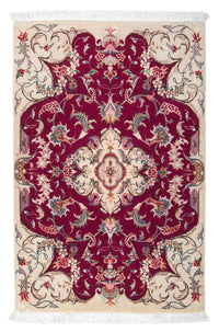 Perser Rug - Tabriz - Royal - 90 x 60 cm - dark red