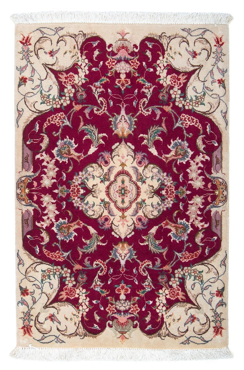 Perser Rug - Tabriz - Royal - 90 x 60 cm - dark red