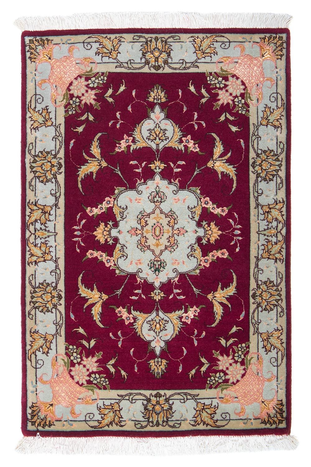 Perser Rug - Tabriz - Royal - 90 x 60 cm - dark red