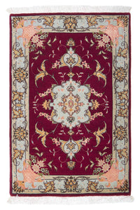 Perser Rug - Tabriz - Royal - 90 x 60 cm - dark red