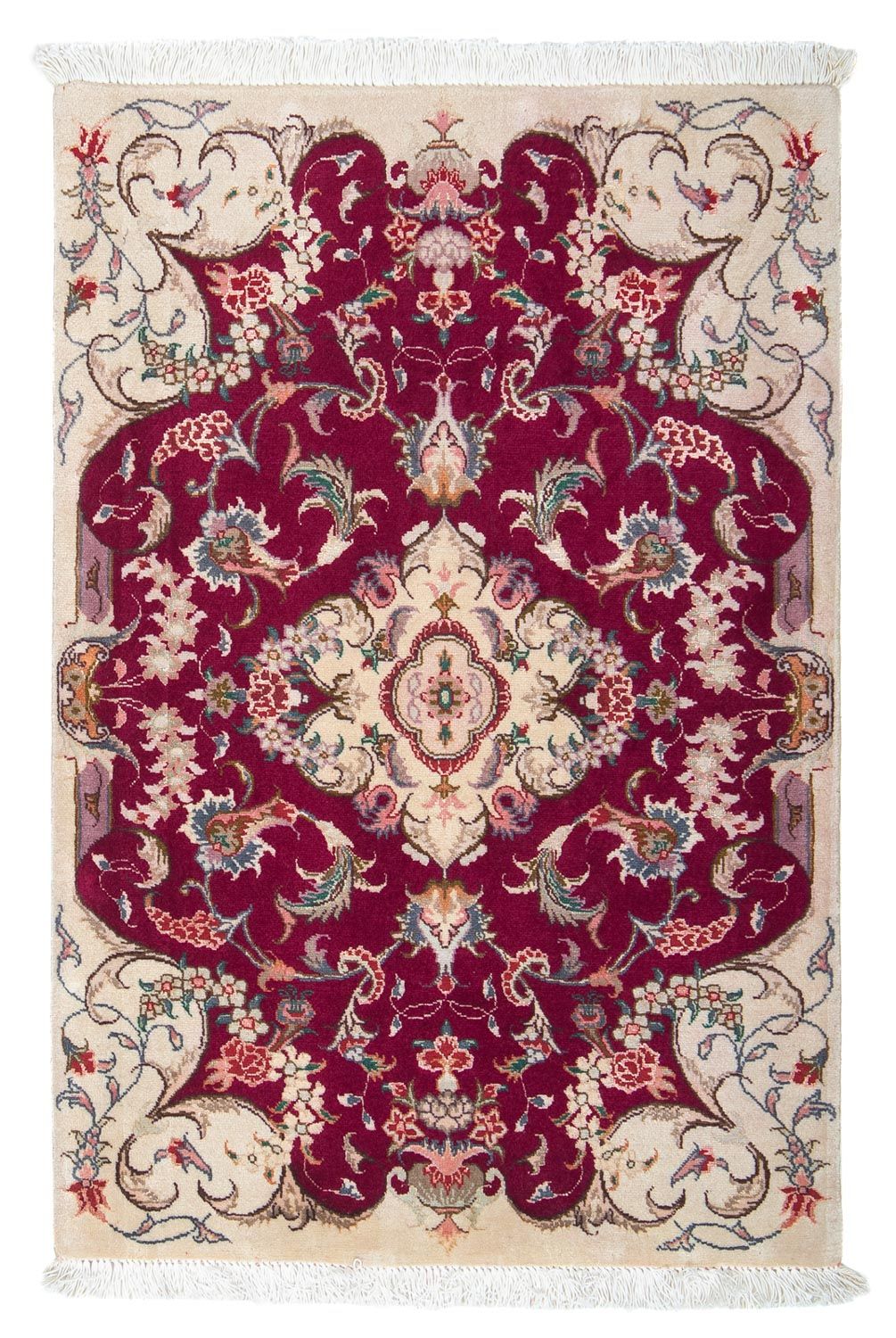 Perser Rug - Tabriz - Royal - 90 x 60 cm - dark red