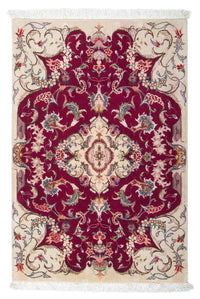 Perser Rug - Tabriz - Royal - 90 x 60 cm - dark red