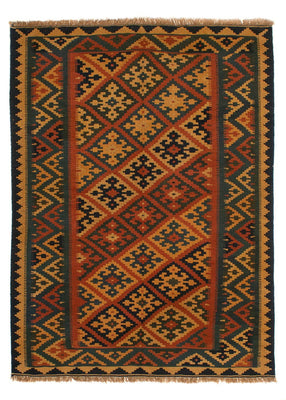 Kelim Rug - Oriental - 198 x 148 cm - dark red
