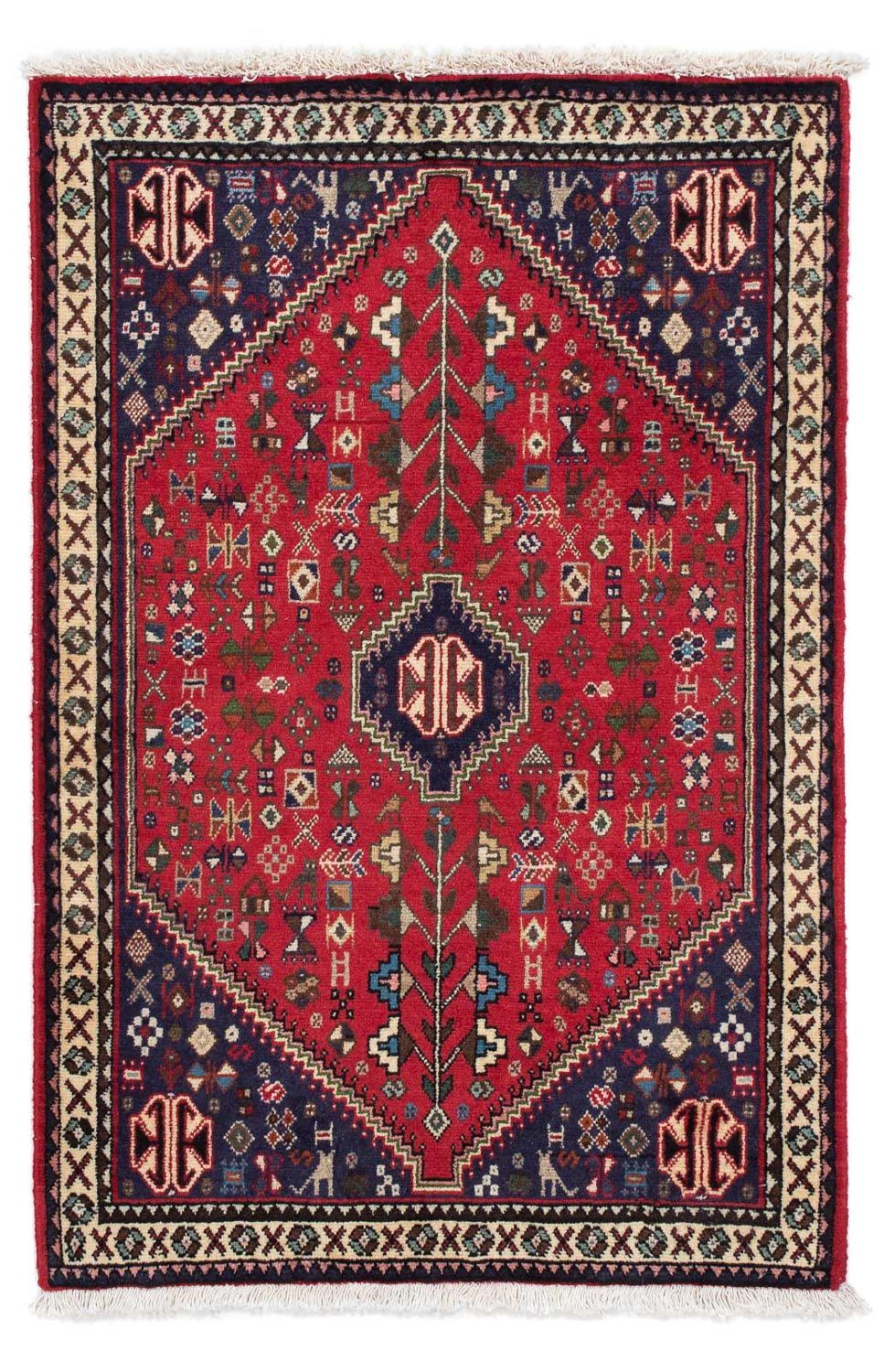 Perser Rug - Nomadic - 120 x 77 cm - red