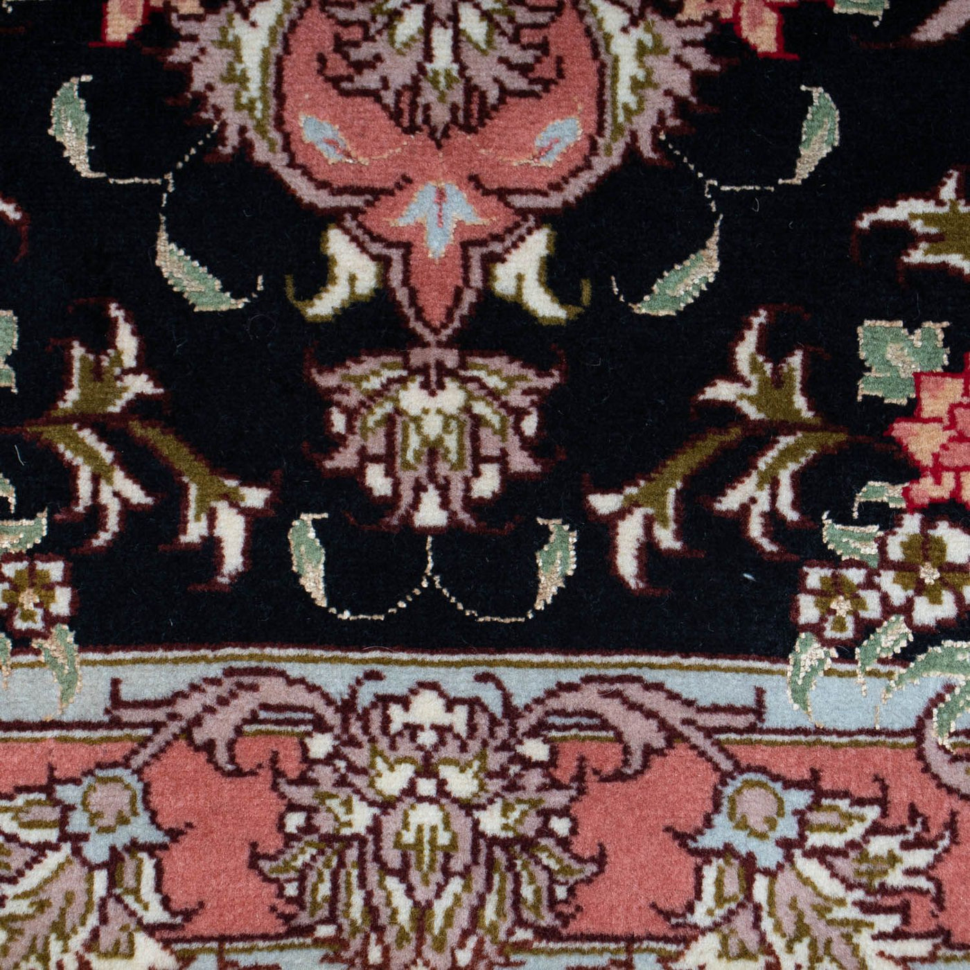 Tabriz - 50 Raj Rug 90x60cm - Persian Rugs